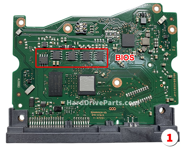 2060-810052-002 WD Festplatte Elektronik Platine PCB 2060-810052-002 WD Festplatte Elektronik Platine PCB